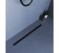 Душевой трап RGW SDR-52B-60 двухлинейный щелевой 600 Черный O 50 мм сифон + ножки, под плитку 76215260-04