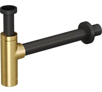 Стакан ALLEN BRAU 5.31025-GB31 PRIORITY Сифон Round 1 1/4 зол.,элементы-черн. (367823) 00367823