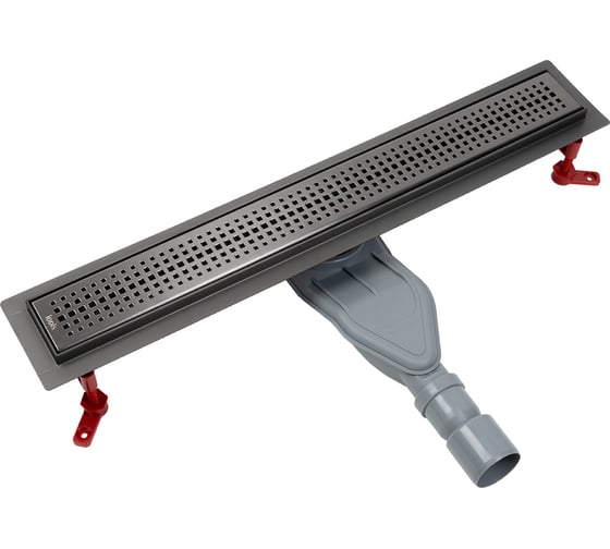 Лоток душевой IDDIS, сифон 360, комбинированный затвор, перфор. решетка, 600 мм, графит, 975B6GM20DZ