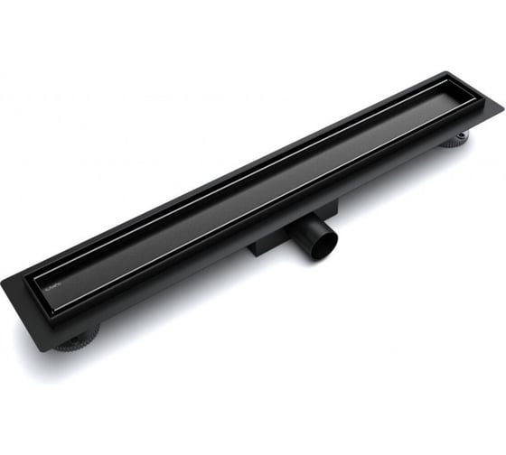 Желоб душевой Esbano Meta решетка TILE длина 80 см матовый черный ESTRMETTILE80MB