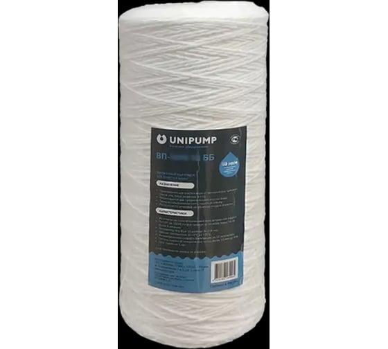 Фильтрующий элемент (веревочный) UNIPUMP Big Blue ВП-10 М 10 дюймов (10 мкм) 63192