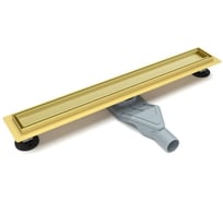 Желоб душевой Esbano Combi решетка TILE длина 70 см золотой ESTRCOMTILE70SG