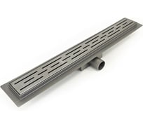 Желоб душевой Esbano Meta решетка RAIN оружейная сталь длина 60 см ESTRMETRAIN60GM