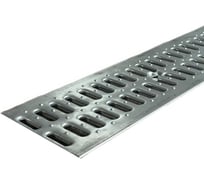 Решётка водоприёмная для лотка водоотводного Gidrolica DN150 РВ-10.18,6.100 штампованная стальная оцинкованная, класс А15 518