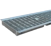 Решётка водоприёмная для лотка водоотводного Gidrolica DN200 РВ-20.24.100 ячеистая стальная оцинкованная, класс В125 522