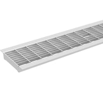 Решётка водоприёмная для лотка водоотводного Gidrolica DN100 РВ-10.13,6.100 ячеистая стальная оцинкованная, класс В125 501