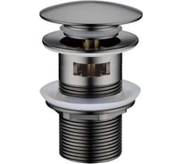 Донный клапан с переливом Maretti оружейная сталь AC19P67660