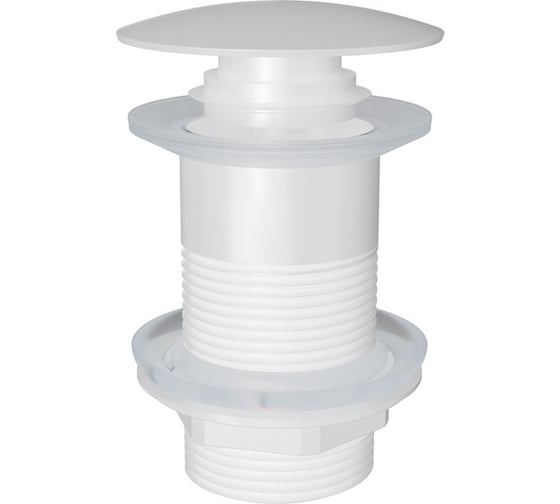 Донный клапан для раковины Knotlor без перелива, белый, BM9010WY