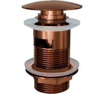 Донный клапан для раковины Knotlor с переливом, бронза, BM9011RB