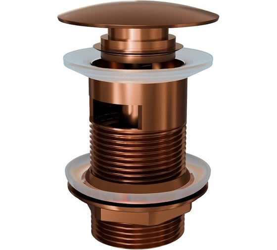 Донный клапан для раковины Knotlor с переливом, бронза, BM9011RB