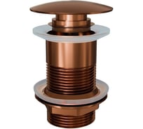 Донный клапан для раковины Knotlor без перелива, бронза, BM9010RB