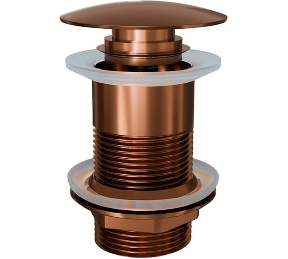 Донный клапан для раковины Knotlor без перелива, бронза, BM9010RB