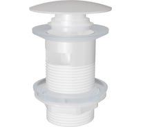 Донный клапан для раковины Knotlor с переливом, белый, BM9011WY