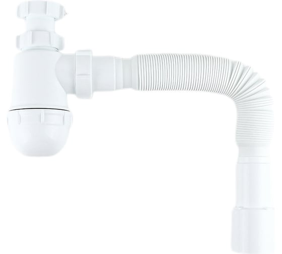 Сифон IDDIS бутылочный, 1,1/4×40 мм, с гофротрубой 40/50 мм 900B000010VD