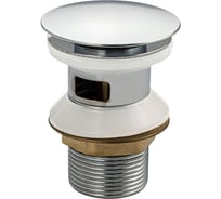 Верхняя часть (донный клапан) сифона Brimix автомата на раковину с переливом, цвет хром 0-601