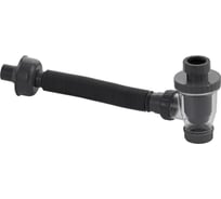 Нижняя часть сифона для раковины Brimix с прозрачной колбой и пробкой отстойника, с гофрой, из высокопрочного АБС пластика 40091