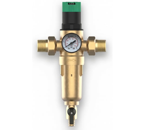 Фильтр с редуктором ХК универсальный (ГВС/ХВС) 3/4 DN20 100 мкм FK06-3/4H