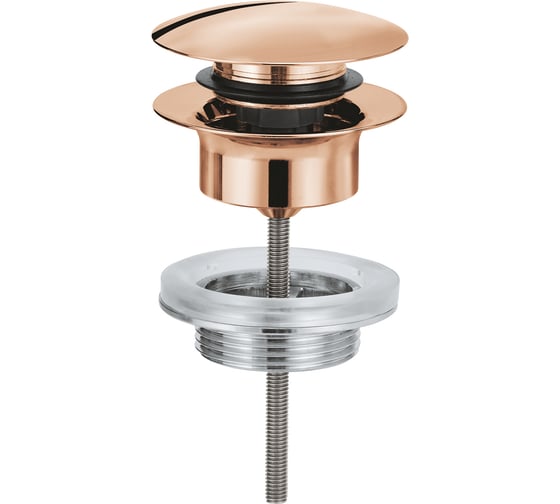 Донный клапан Grohe для раковины теплый закат глянец 65807DA0