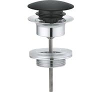 Донный клапан Grohe для раковины черный бархат 65807KS0