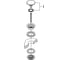 Донный клапан Grohe для раковины черный бархат 65807KS0 4