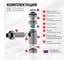 Сифон бутылочный АНИ Пласт 11/4*40 металл с перех.трубкой d40 мм BRB1004M 5