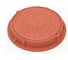 Люк Millennium круглый полимерно-песчаный 7т. красный УТ000011376 1