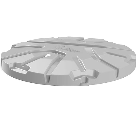 Крышка колодца POLIMER GROUP Роса-2 серая SK186