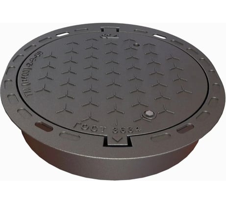 Люк чугунный SAFA Industrial тип Т Плавающий, D-400 ТМ, 18009