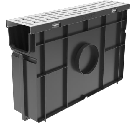 Пескоуловитель Gidrolica Light пластиковый 500x116x320мм со стальной решеткой 080068