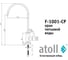 Кран питьевой Atoll F-1001-CP (хром) ATEFCM930 7