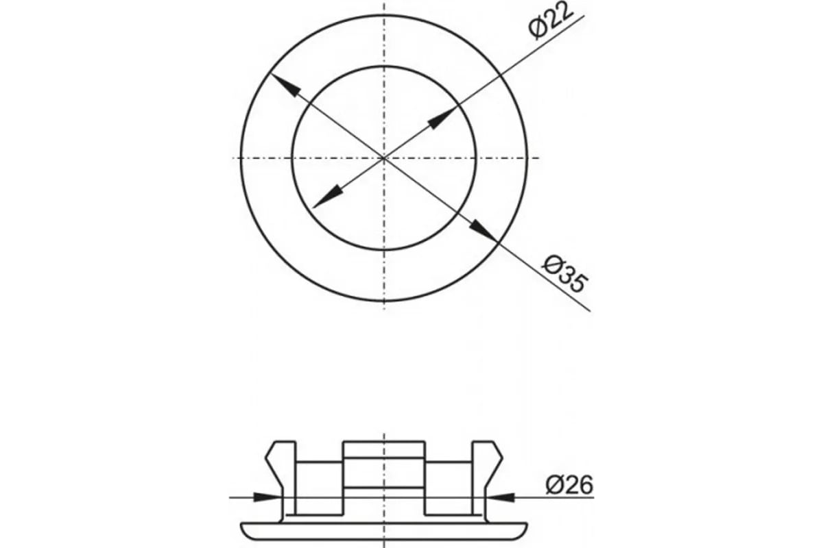 Обрамление перелива умывальника Alca Plast DN35 A21 - выгодная цена ...