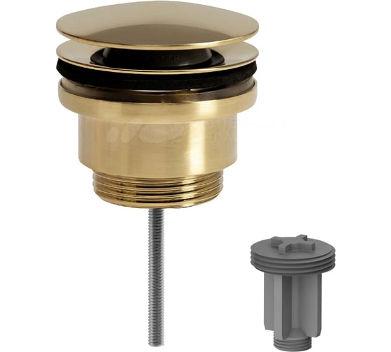 Донный клапан универсальный Milleau MILLEAU Tissage , золото браш ML35011C/C-BG