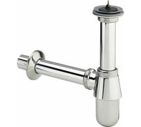 Бутылочный сифон Viega 1 1/4"х32х150 мм, с пробкой, хром 456580