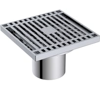 Сливной трап DIADONNA DS43-100 с защитой от запаха (квадратный)