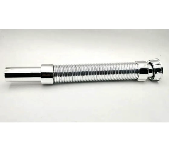 Труба гофрированная для сифона с донным клапаном ViEiR 1 1/4"x32 мм, 80 см, хром VRXG80B