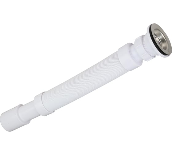 Труба гофрированная раздвижная для сифона ViEiR 1 1/2"x40/50 мм, 2 шт. VP38