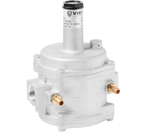 Регулятор давления газа для газоснабжения ViEiR DN15, 1/2", со встроенным фильтром RQ1115