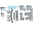 Сифон для кухни AV Engineering 3 1/2", 2 выпуска, 2 перелива, гибкая труба 1 1/2"-32/40/50 мм ЦЗ-1245816355 6