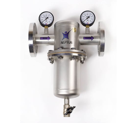 Фильтр самопромывной Neptun PRO-10 FM-B05SF Ду40, нержавеющая сталь RTB292