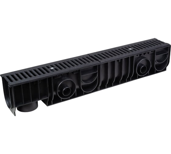 Лоток Ecoteck STANDART 100.175 h179 с решеткой чугунной, кл. С250 ДИ 16305000