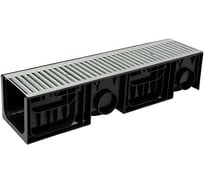 Лоток Ecoteck 200.210 h214 с решеткой стальной штампованной кл.А15 ДИ 24505000