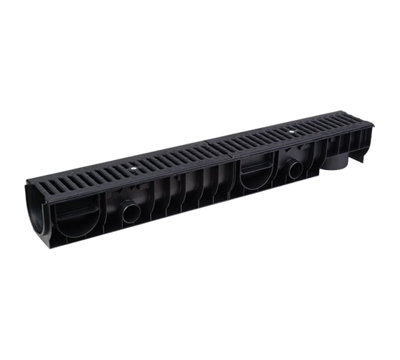 Лоток Ecoteck STANDART 100.99 h99 с решеткой 100 чугунной, кл. С250 ДИ 15805000