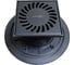 Трап Azario 125x125 вертикальный D 50 Черный 00098212 1