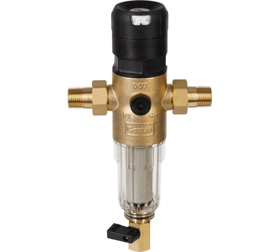 Сетчатый фильтр с редуктором давления Goetze FD07-1/2C (SP) GTZFIN005