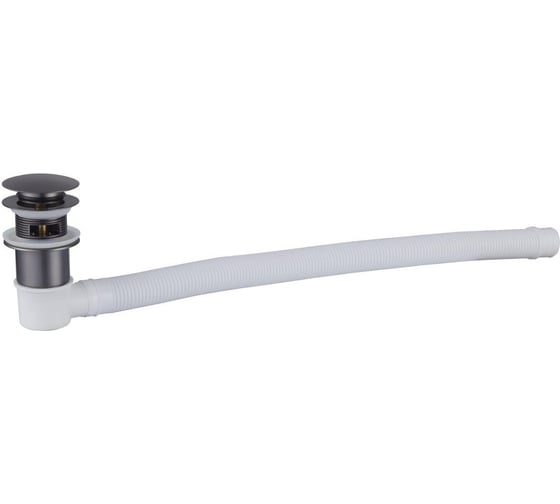 Слив-перелив BelBagno для BB03/BB09, оружейная сталь BB39-OVF-GM
