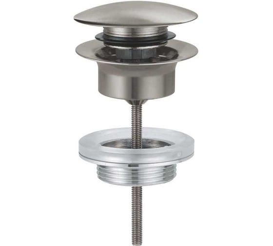 Донный клапан для раковины Grohe, сатиновая сталь 65807MS0