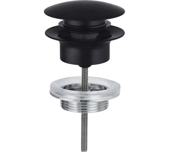 Донный клапан для раковины Grohe, фантомный черный 65807KF0