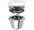 Донный клапан с решеткой незапираемый Villeroy & Boch белый 68350001 00369517 1