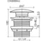 Донный клапан Ceramicanova ненажимной CN2000MBnc 2