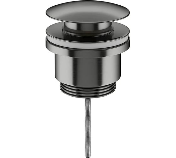 Донный клапан универсальный Ceramicanova Click-Clack латунь, вороненая сталь PVD 70003GG